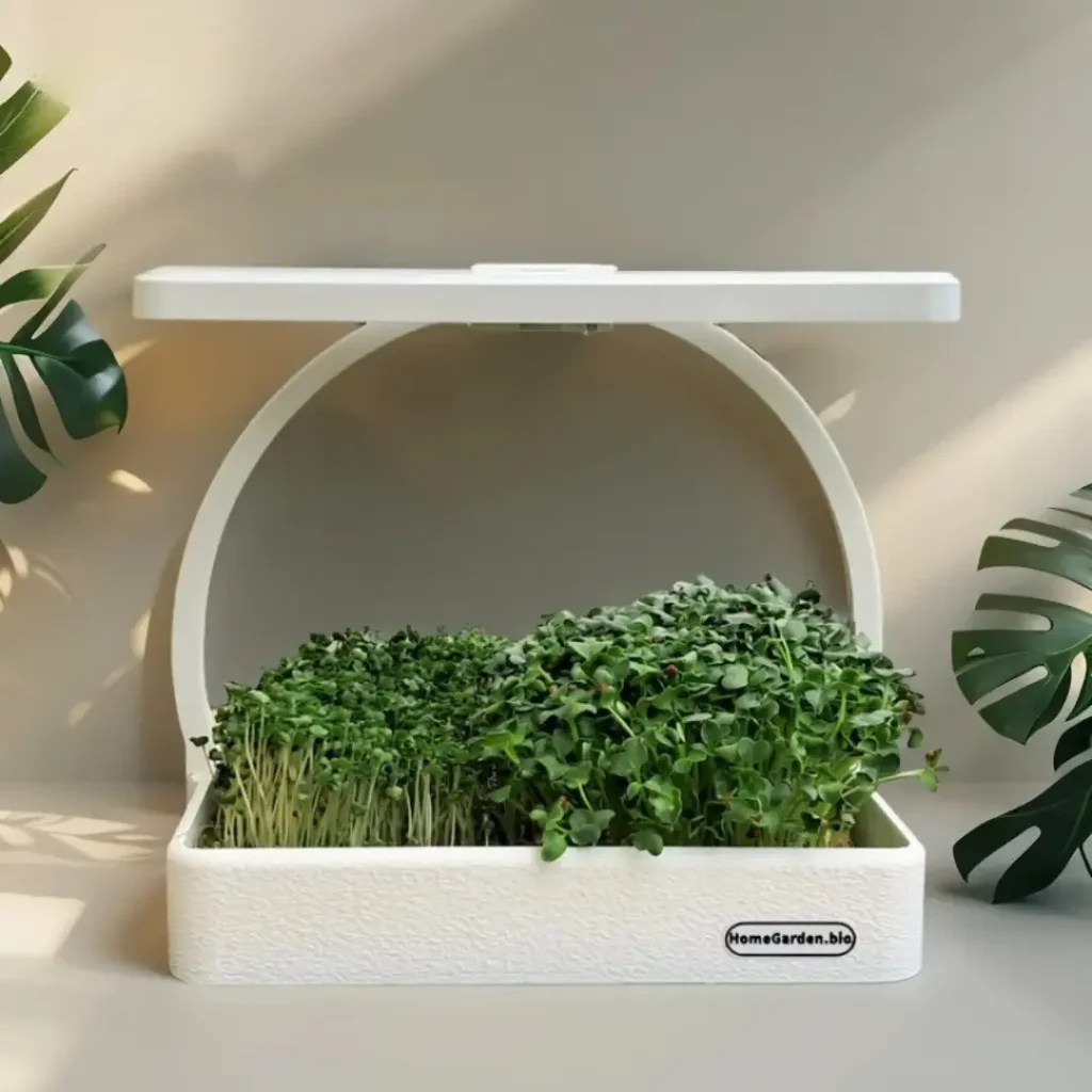 Hydroponik Indoor Garten System für Zuhause - moderne Pflanzenzucht ohne Erde bei homegarden.bio
