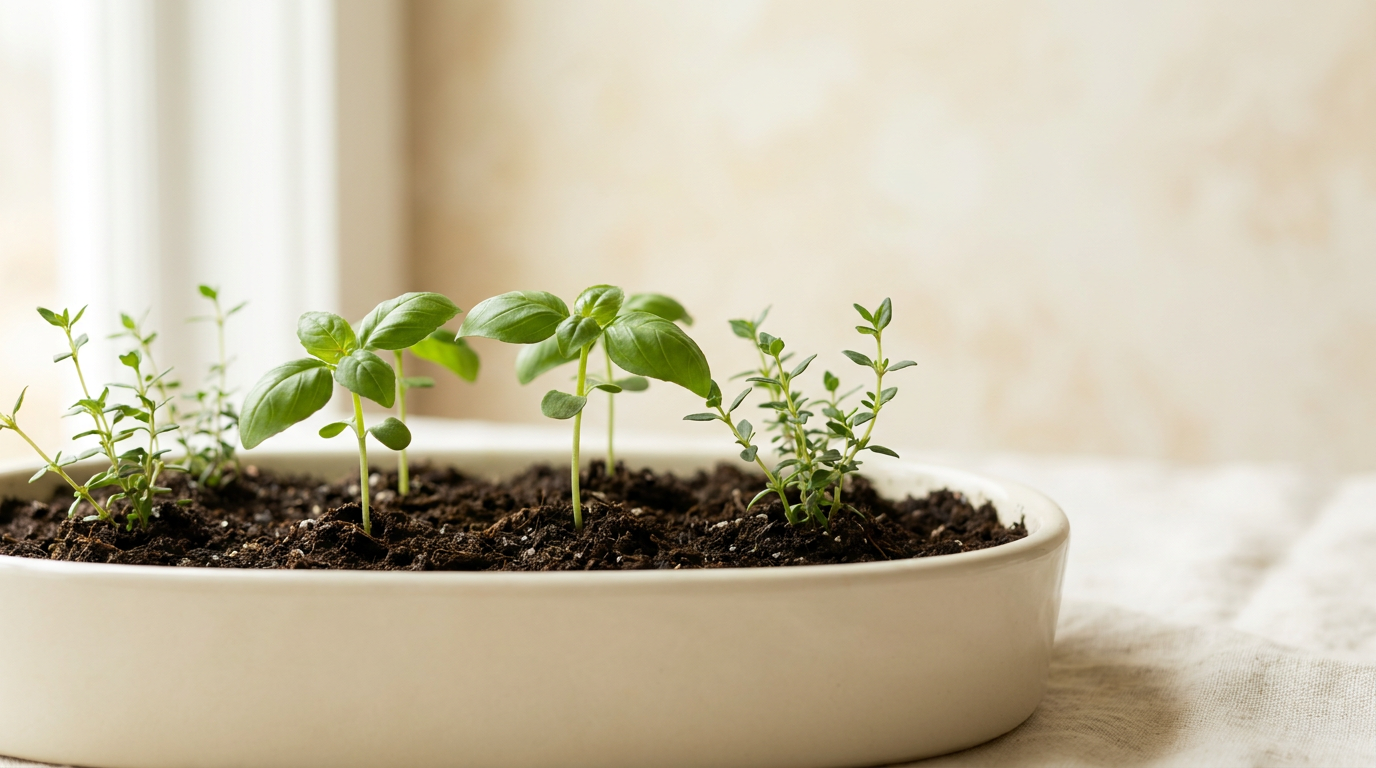 Kräuteranzucht Teil 1: Grundlagen im MiniGarden Kräuter-Garten