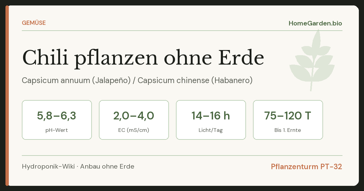Chili pflanzen und pflegen – drinnen, das ganze Jahr